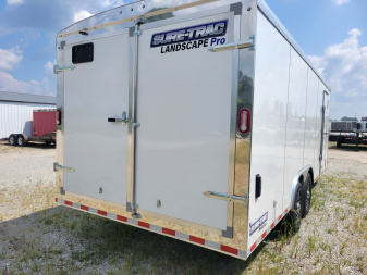 New 2026 Sure-Trac 8.5x20 Landscape Pro Round Top Cargo / Enclosed Trailer