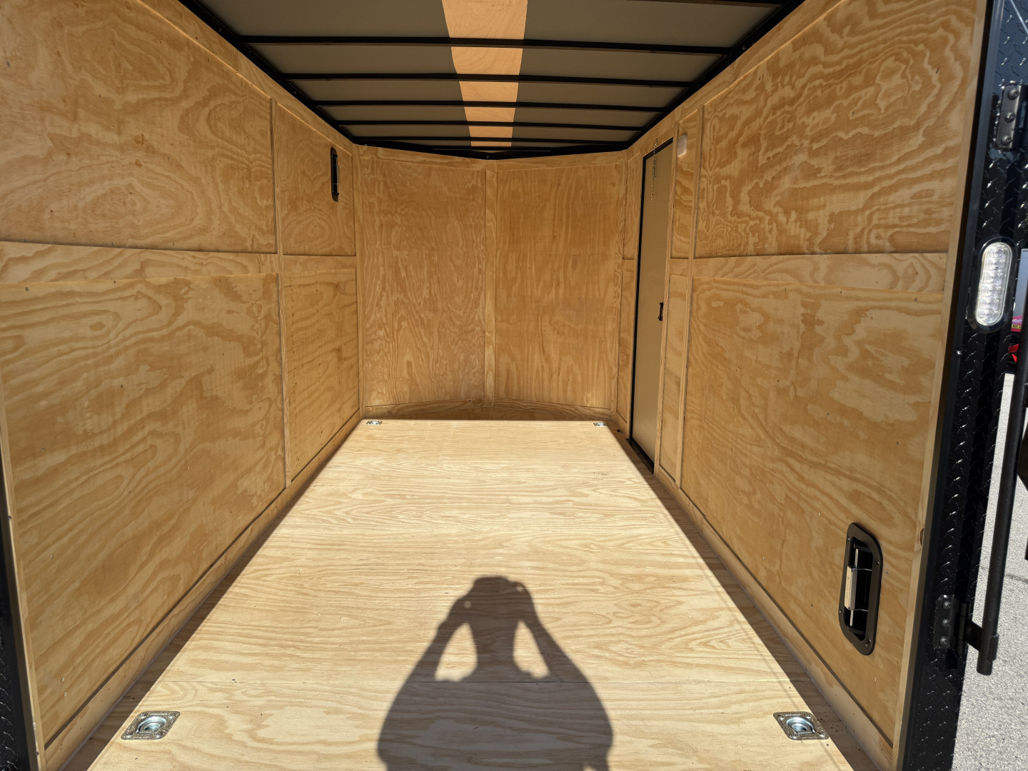 New 2026 Rock Solid Cargo 7x14 7K Pink Black Out Rear Ramp Door Cargo / Enclosed Trailer