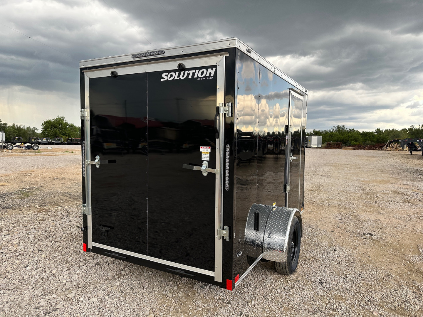 New 2025 Stallion 6'x10'x6'6" Enclosed Cargo Trailer