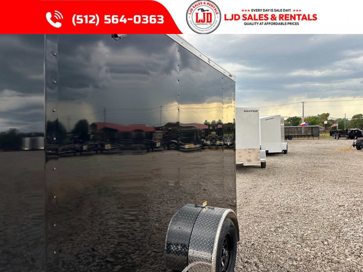 New 2025 Stallion 6'x10'x6'6" Enclosed Cargo Trailer