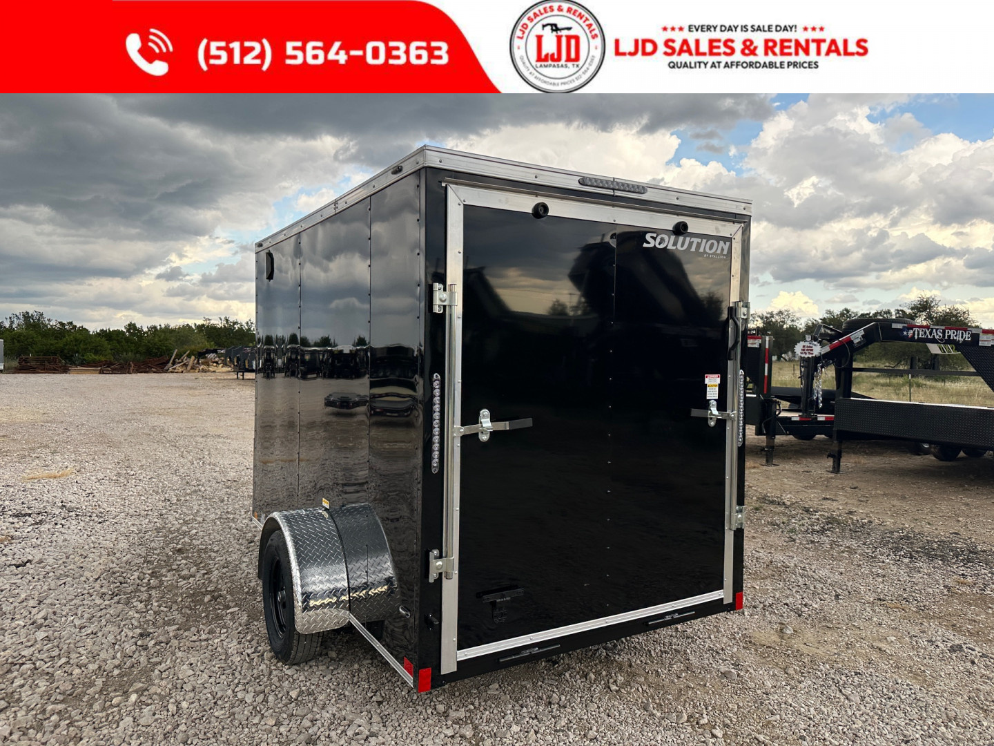 New 2025 Stallion 6'x10'x6'6" Enclosed Cargo Trailer