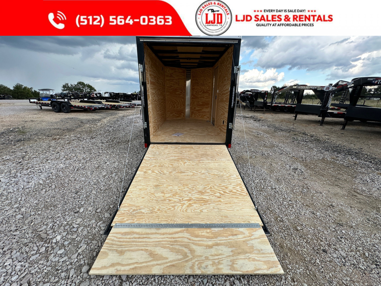 New 2025 Stallion 6'x10'x6'6" Enclosed Cargo Trailer