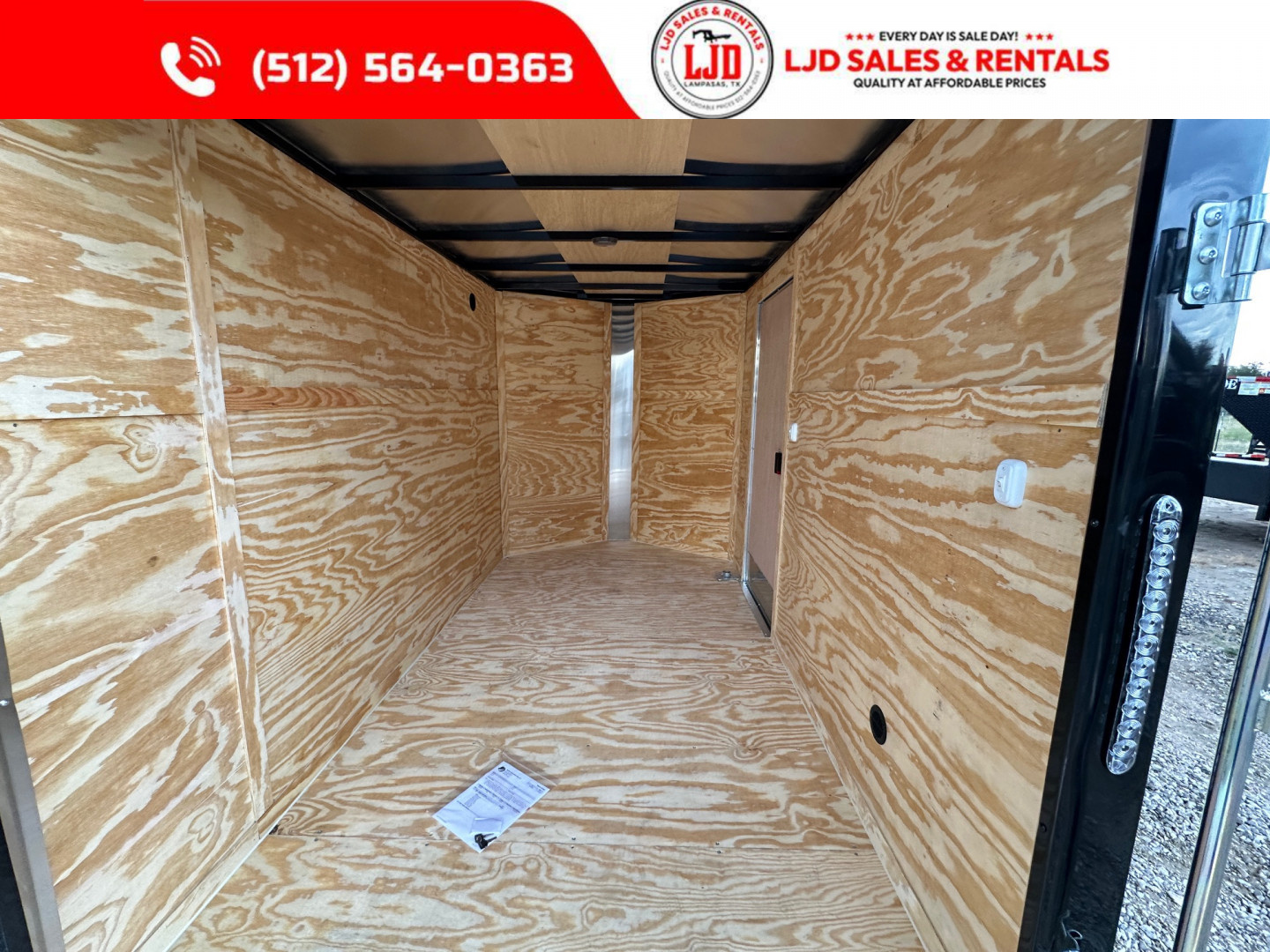 New 2025 Stallion 6'x10'x6'6" Enclosed Cargo Trailer