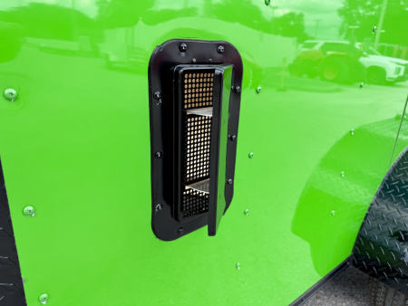 New 2026 Rock Solid Cargo 7x16 Lucky Green 7K Rear Ramp Door Cargo / Enclosed Trailer