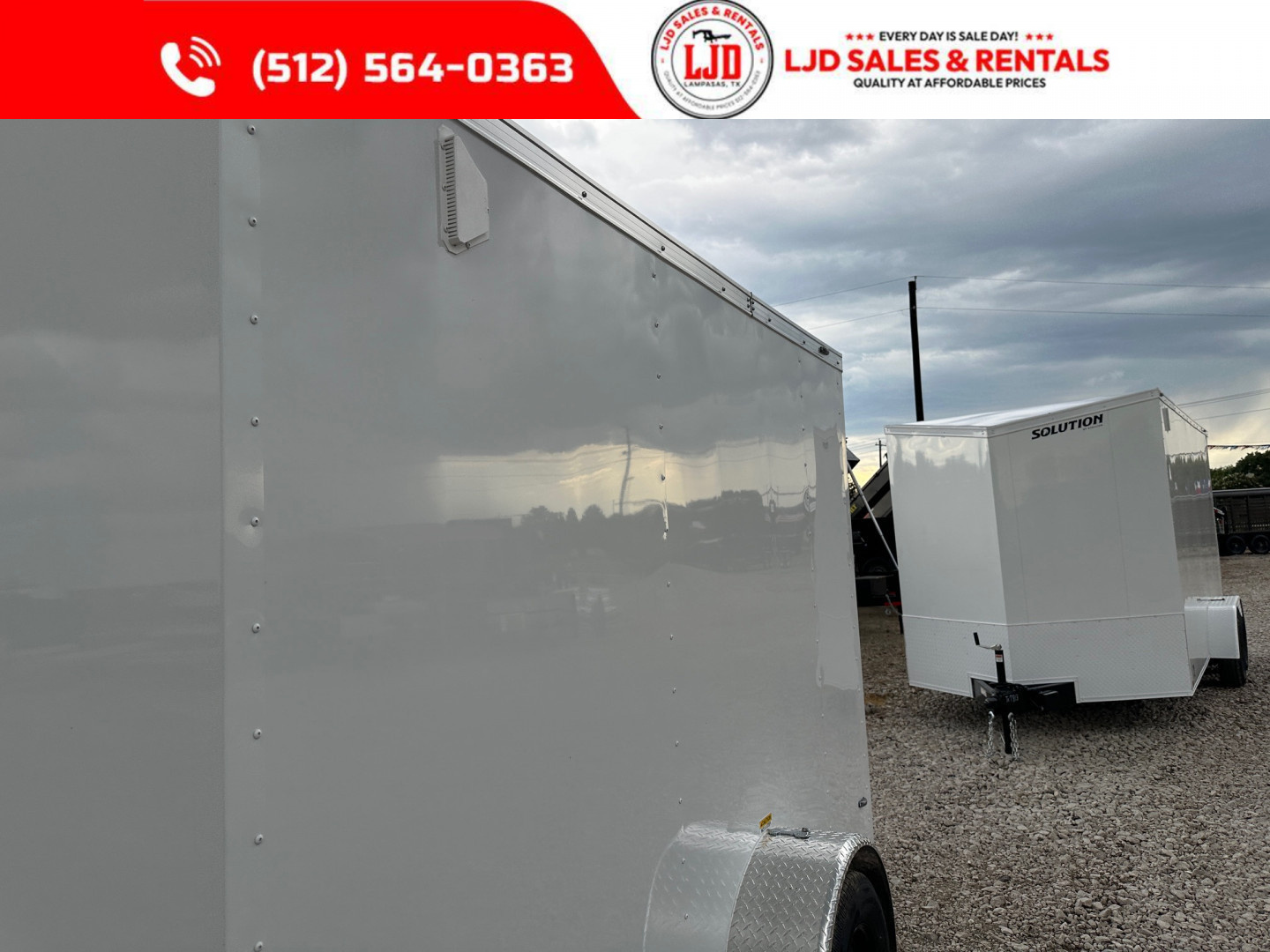 New 2025 Stallion 6'x10'x6'6" Enclosed Cargo Trailer