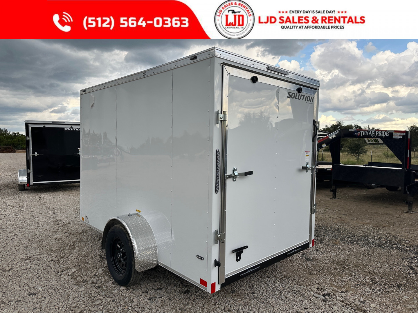 New 2025 Stallion 6'x10'x6'6" Enclosed Cargo Trailer