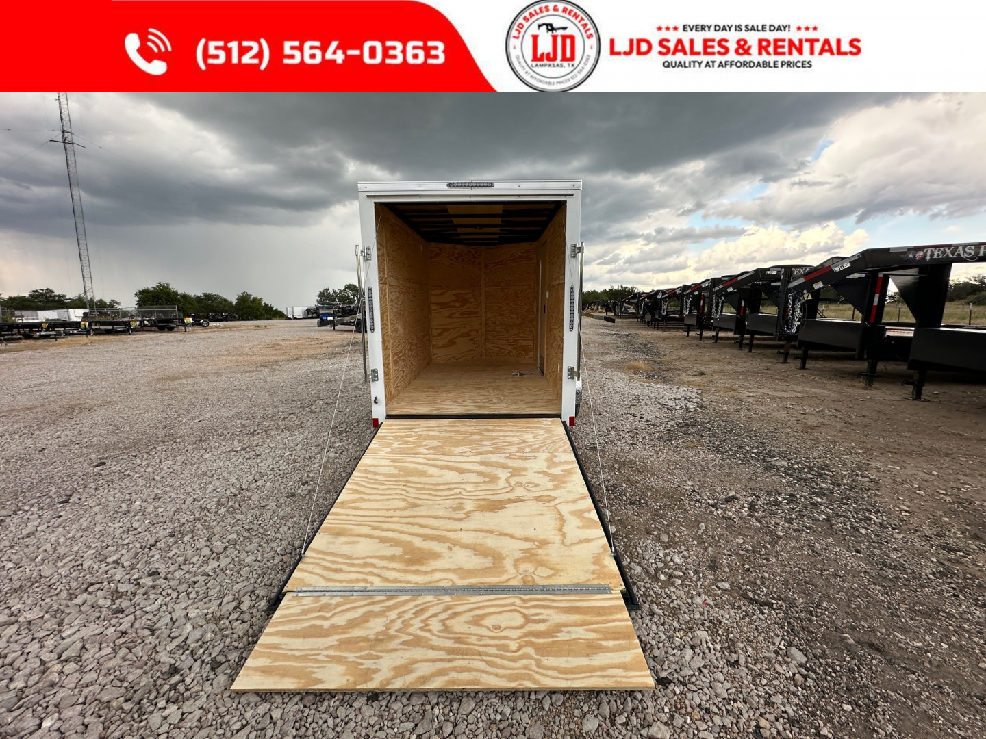 New 2025 Stallion 6'x10'x6'6" Enclosed Cargo Trailer