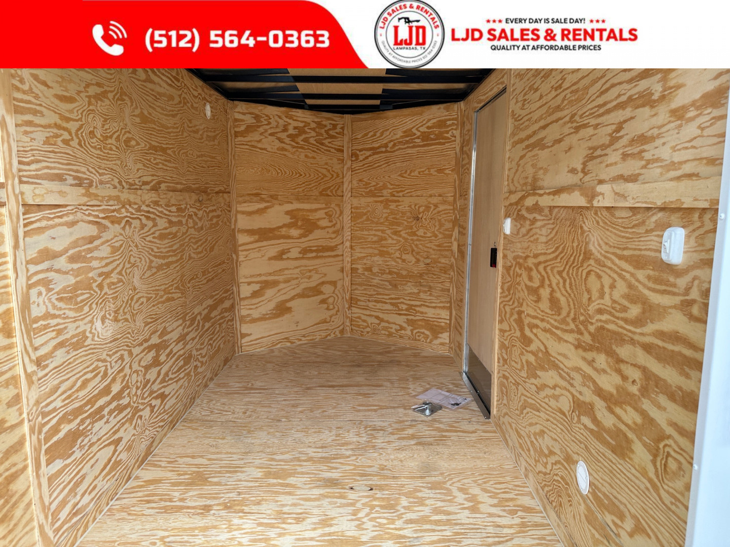 New 2025 Stallion 6'x10'x6'6" Enclosed Cargo Trailer