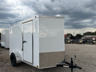 New 2025 Stallion 6'x10'x6'6  Enclosed Cargo Trailer