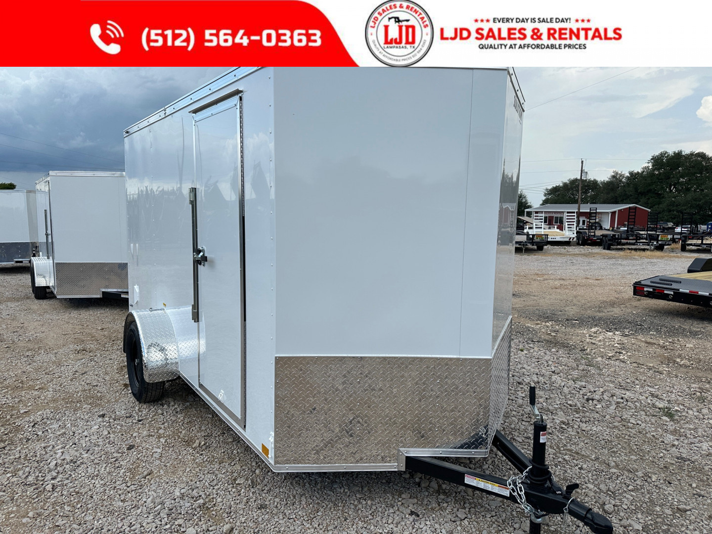New 2025 Stallion 6'x12'x6'6" Enclosed Cargo Trailer