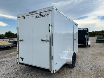 New 2025 Stallion 6'x12'x6'6" Enclosed Cargo Trailer