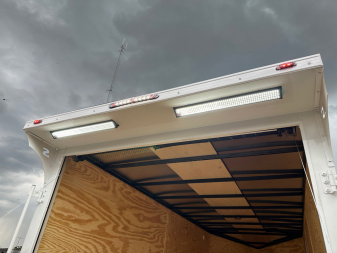 New 2025 Stallion 7'x16'x7' Enclosed Cargo Trailer - White Out Pkg