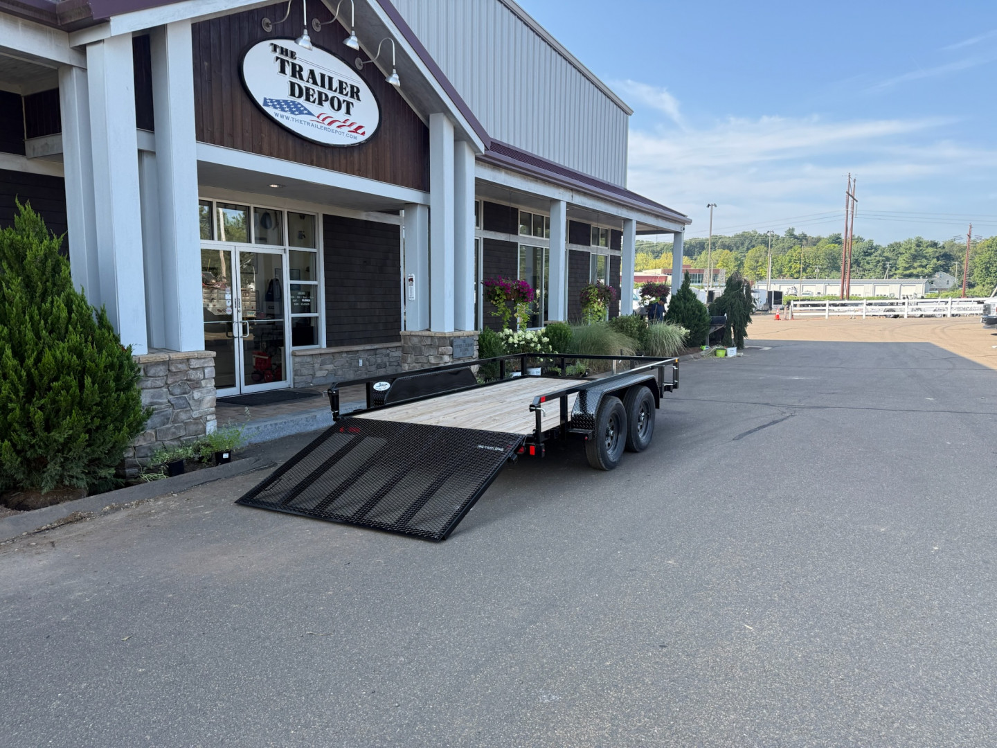 New Sure-Trac 7′ X 12′ OPEN LANDSCAPE TRAILER 7K