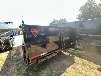 New 2025 Texas Pride Trailers 7x14x3 Tandem Axles Dump Trailer