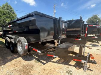 New 2025 Texas Pride Trailers 7x14x3 Tandem Axles Dump Trailer