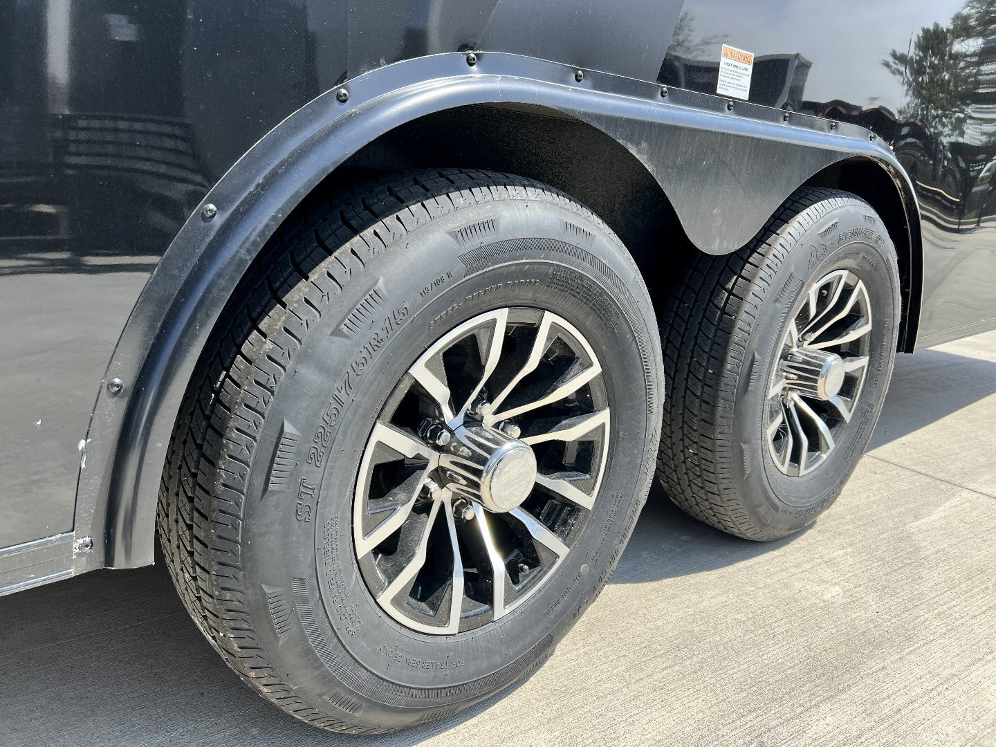 New NEW 2026 AERO 8.5x24 +2’V TALL 7’ .080 POLYCORE exterior BLACKOUT  EDITION - QUALITY Enclosed Rear Ramp Car Hauler Cargo Trailer