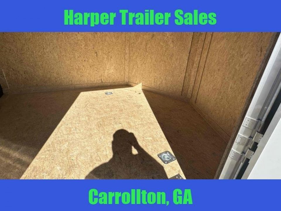 New 2025 COVERED WAGON 8.5X16 ENCLOSED TRAILER WITH LADDER RACK