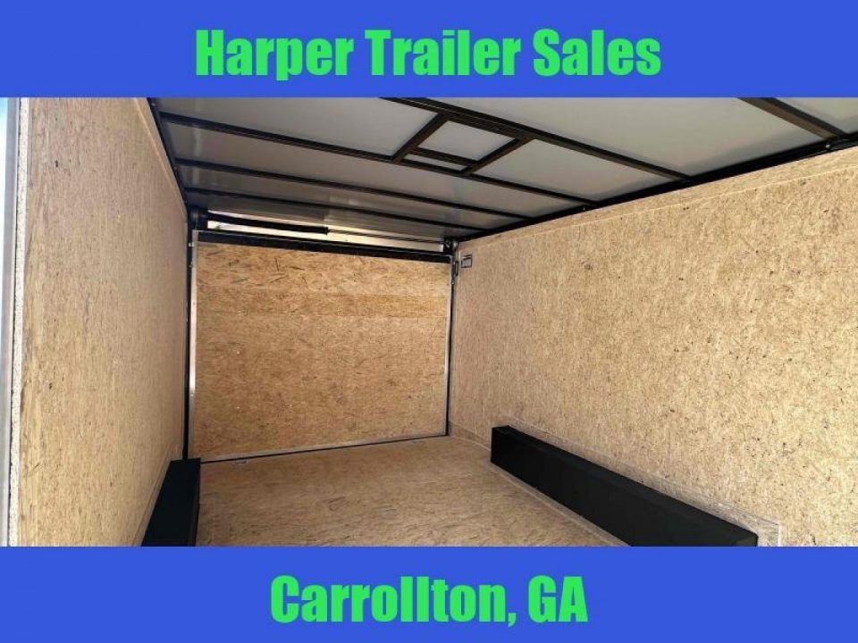 New 2025 COVERED WAGON 8.5X16 ENCLOSED TRAILER WITH LADDER RACK