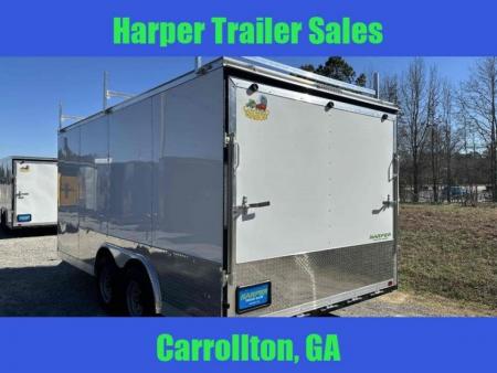 New 2025 COVERED WAGON 8.5X16 ENCLOSED TRAILER WITH LADDER RACK