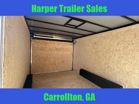 New 2025 COVERED WAGON 8.5X16 ENCLOSED TRAILER WITH LADDER RACK