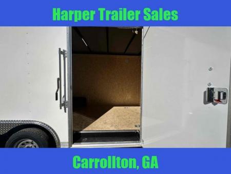 New 2025 COVERED WAGON 8.5X16 ENCLOSED TRAILER WITH LADDER RACK