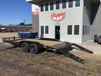 New 2026 PJ 102"x20' Super-Wide Equipment Trailer – B6