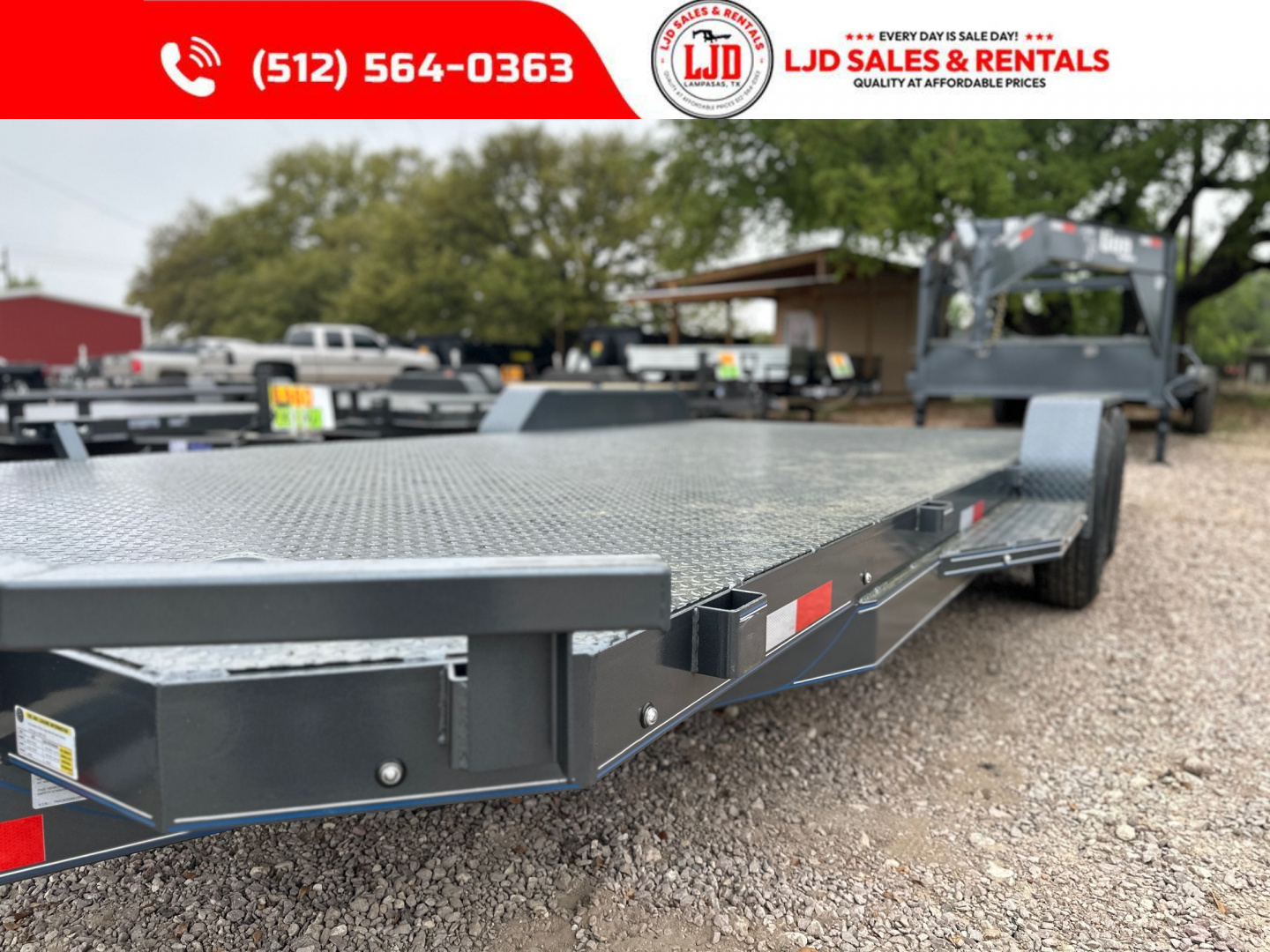 New 2025 Lion - 83" x 22' Car Hauler / Equipment Trailer 12K GVWR
