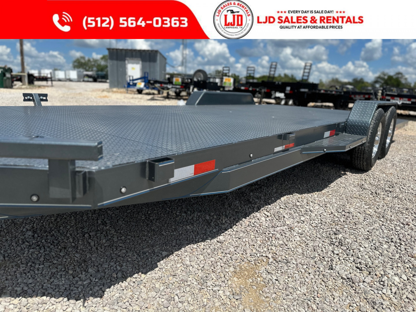 New 2025 Lion - 83" x 22' Car Hauler / Equipment Trailer 12K GVWR