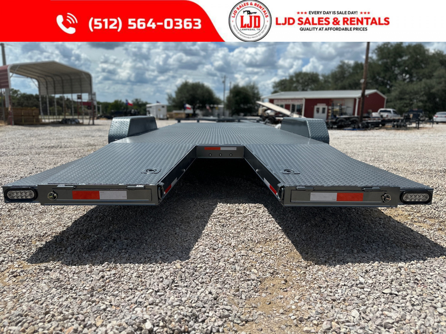 New 2025 Lion - 83" x 22' Car Hauler / Equipment Trailer 12K GVWR