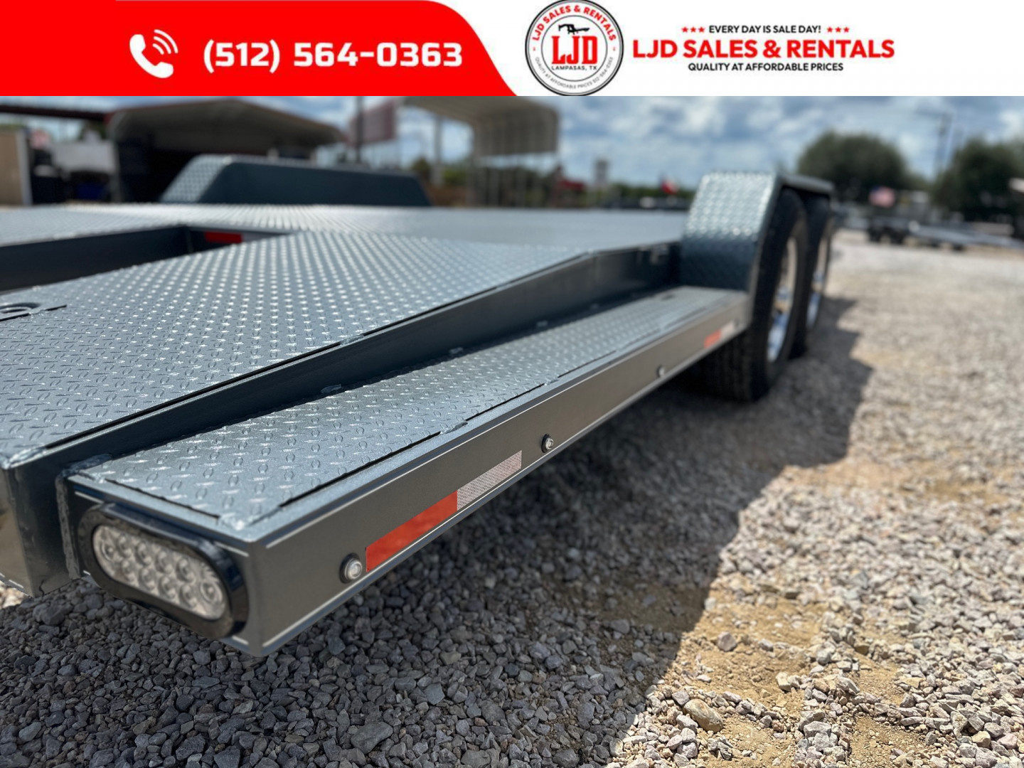 New 2025 Lion - 83" x 22' Car Hauler / Equipment Trailer 12K GVWR