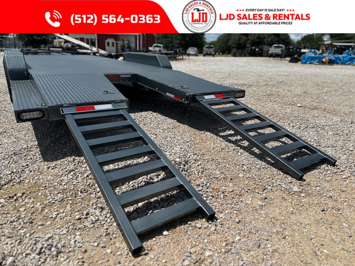 New 2025 Lion - 83" x 22' Car Hauler / Equipment Trailer 12K GVWR