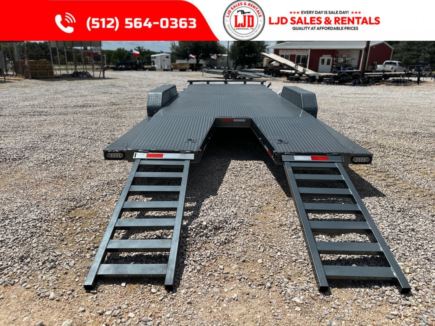 New 2025 Lion - 83" x 22' Car Hauler / Equipment Trailer 12K GVWR