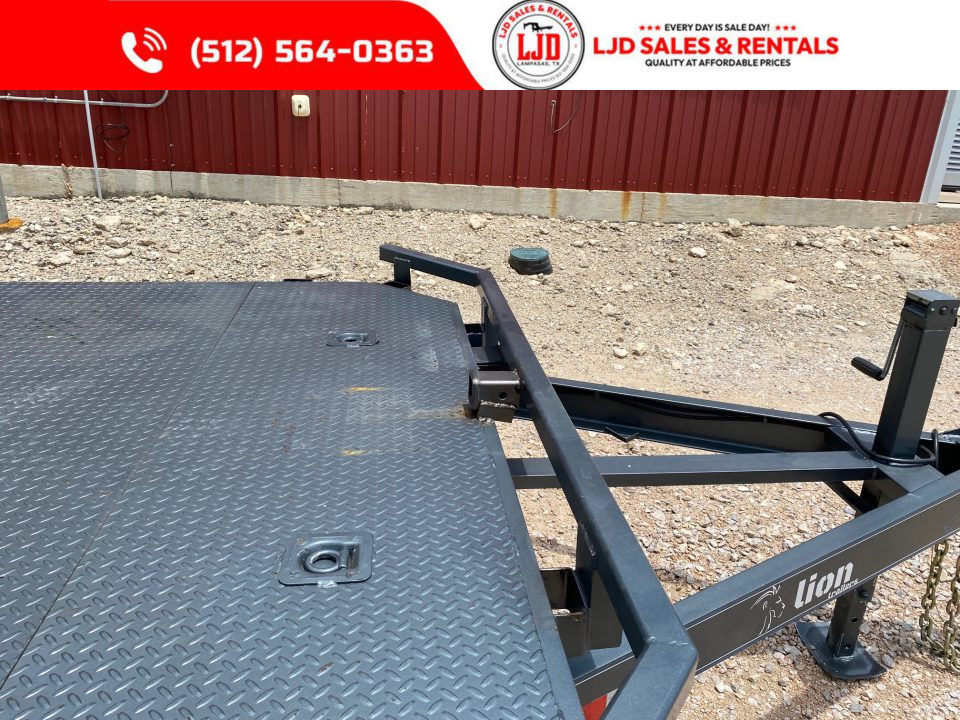 New 2025 Lion - 83" x 22' Car Hauler Trailer 12K GVWR - Demo Save $$