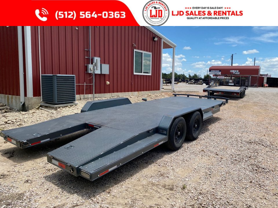 New 2025 Lion - 83" x 22' Car Hauler Trailer 12K GVWR - Demo Save $$