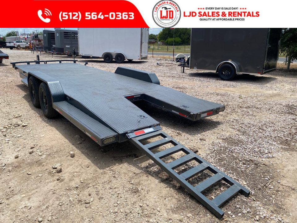 New 2025 Lion - 83" x 22' Car Hauler Trailer 12K GVWR - Demo Save $$