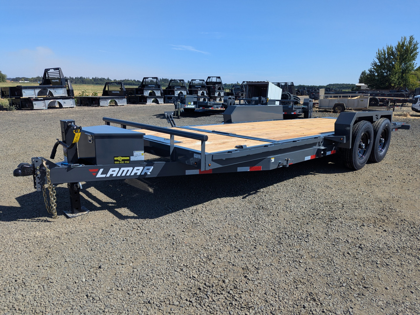 New 2026 Lamar Trailers 7X20/14K SPLIT Tilt Trailer