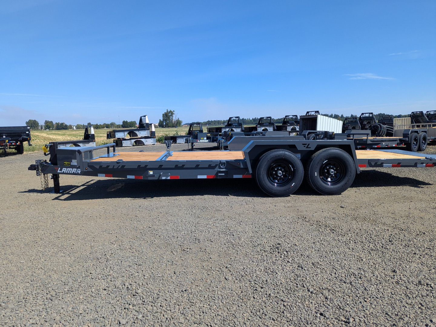 New 2026 Lamar Trailers TD 7X20/14K SPLIT Tilt Trailer