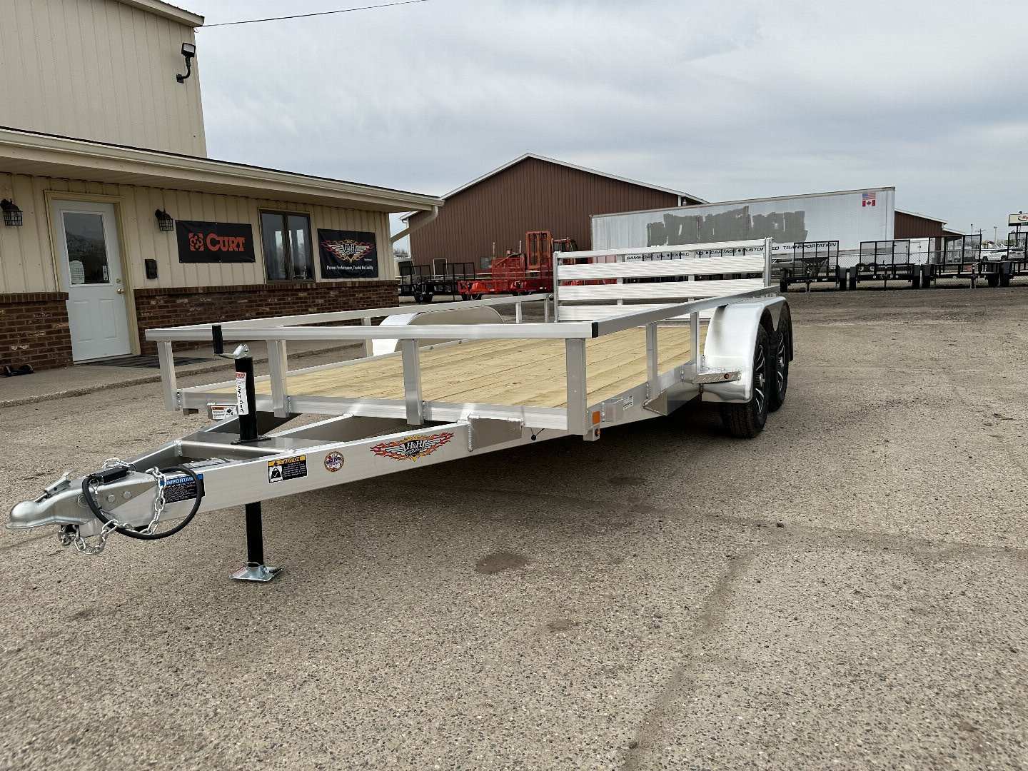 New 2025 H&H TRAILERS 82x14 7k Aluminum Landscape Trailer