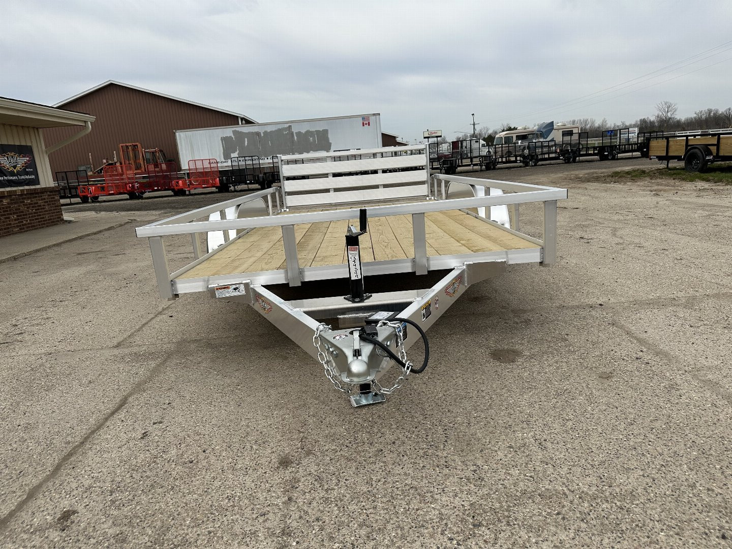 New 2025 H&H TRAILERS 82x14 7k Aluminum Landscape Trailer