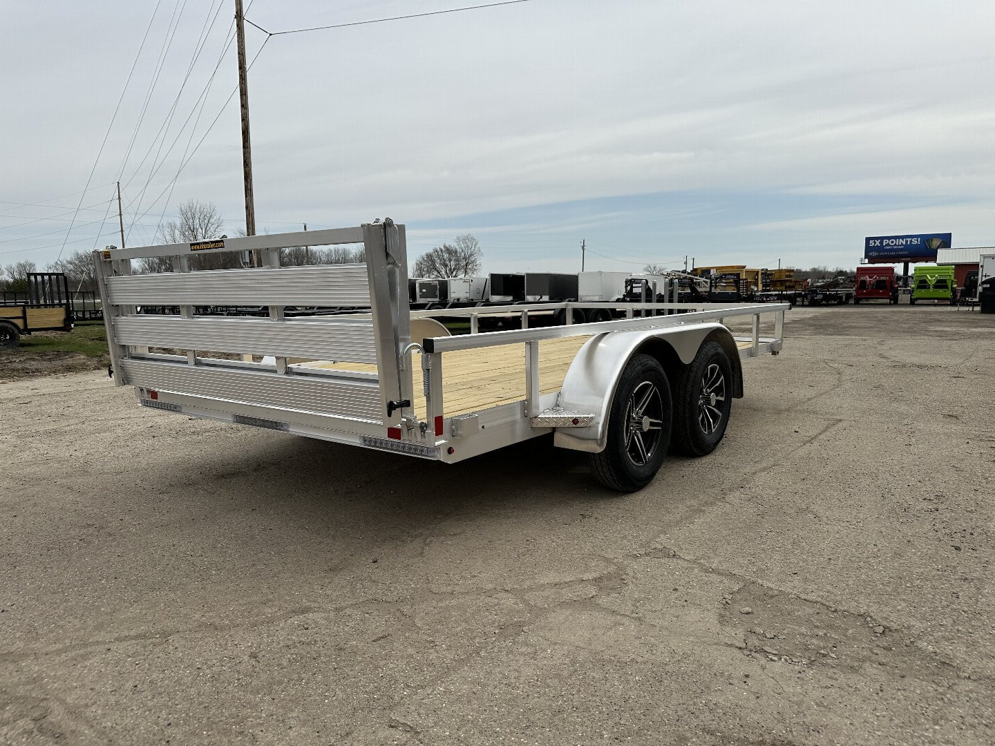 New 2025 H&H TRAILERS 82x14 7k Aluminum Landscape Trailer
