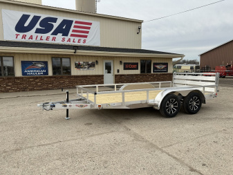 New 2025 H&H TRAILERS 82x14 7k Aluminum Landscape Trailer