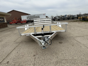 New 2025 H&H TRAILERS 82x14 7k Aluminum Landscape Trailer
