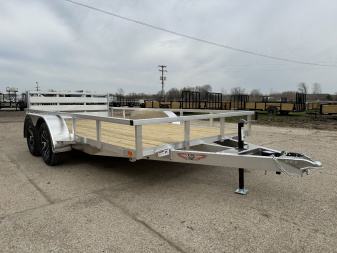 New 2025 H&H TRAILERS 82x14 7k Aluminum Landscape Trailer
