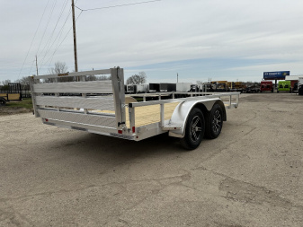 New 2025 H&H TRAILERS 82x14 7k Aluminum Landscape Trailer