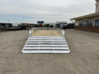 New 2025 H&H TRAILERS 82x14 7k Aluminum Landscape Trailer