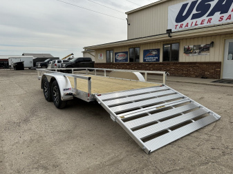 New 2025 H&H TRAILERS 82x14 7k Aluminum Landscape Trailer