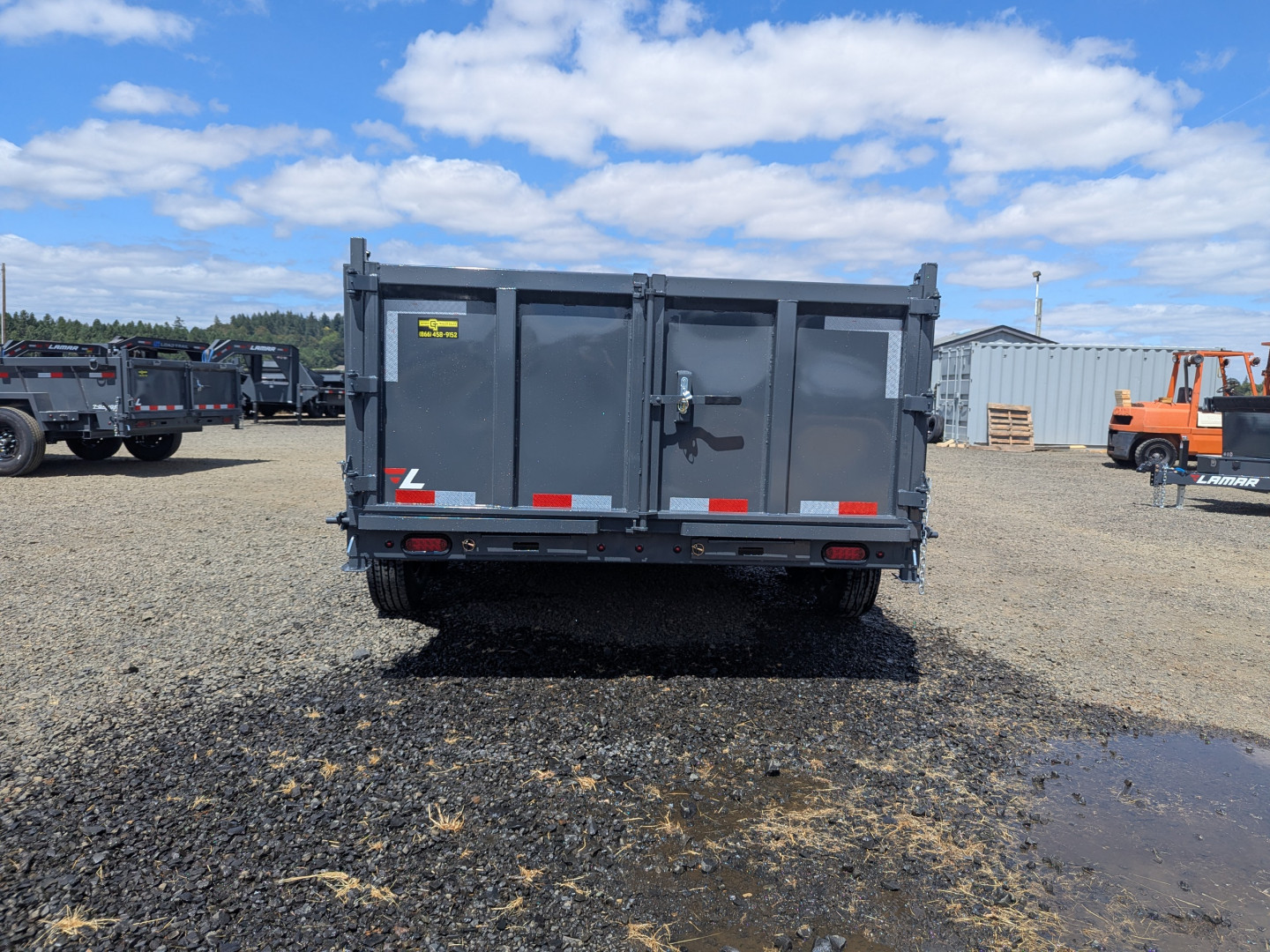 New 2026 LAMAR TRAILERS 83" x 14' - 14K Dump Trailer 36" SIDES