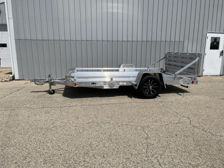 New 2026 Black Rhino Aluminum 74 x12' Low Profile LPS7812A w/ Bi-Fold Gate (ATV / UTV / Side by Side) Utility Trailer