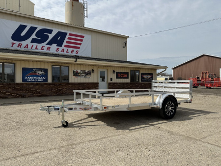 New 2025 H&H TRAILERS 76X12 Aluminum Landscape Trailer (Small Dent in Driver Fender)