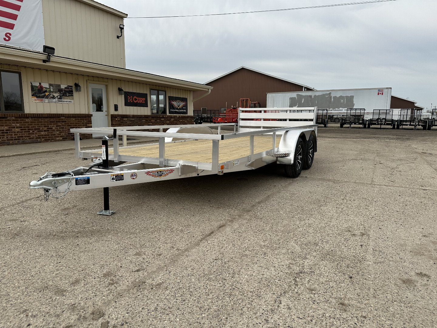 New 2025 H&H TRAILERS 82x16 7k Aluminum Landscape Trailer